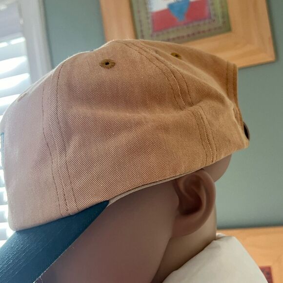 Vintage Roundup Ready Soybeans SnapBack Hat Farming green Brown Cap - Picture 3 of 6